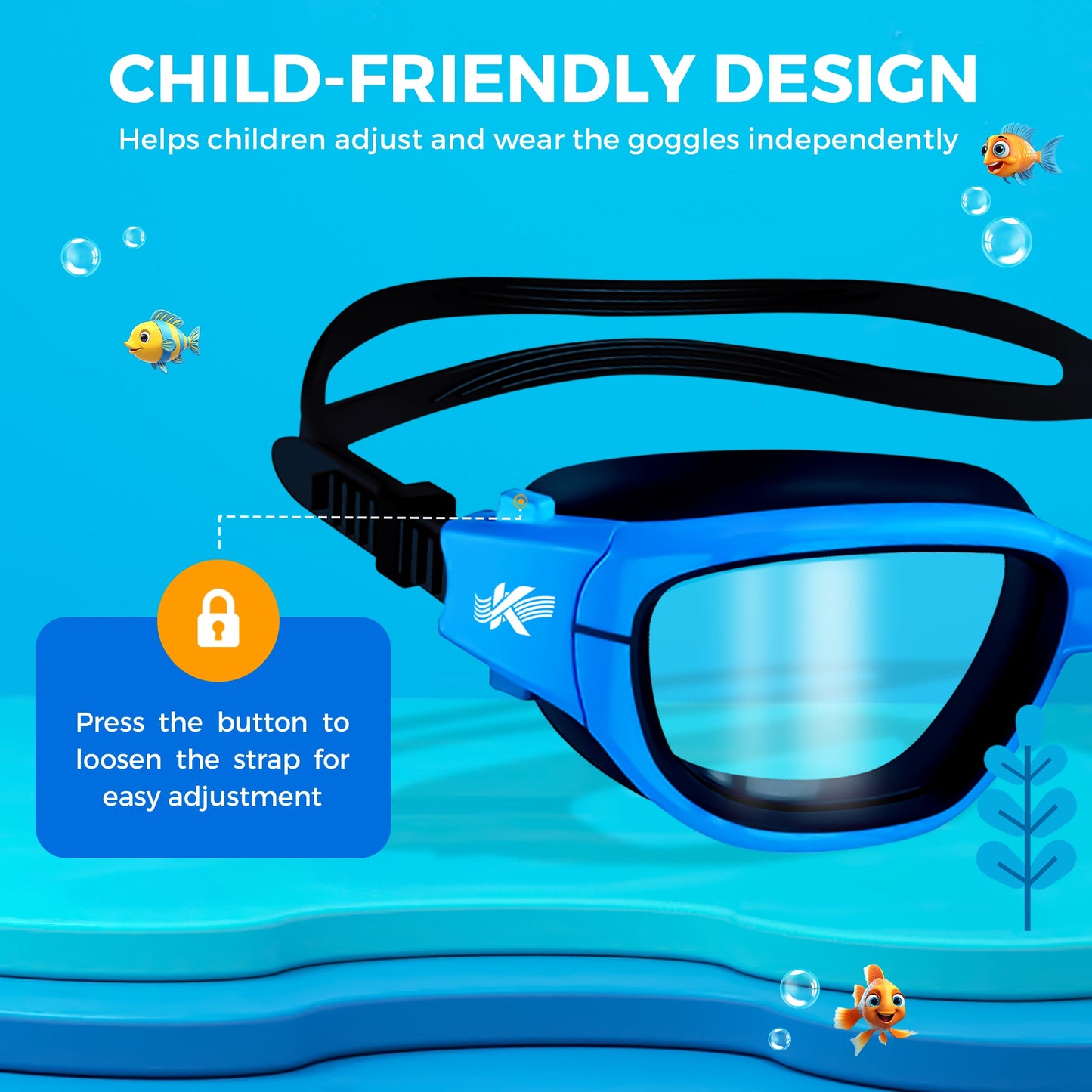 Kyrox Kids Swim Goggles